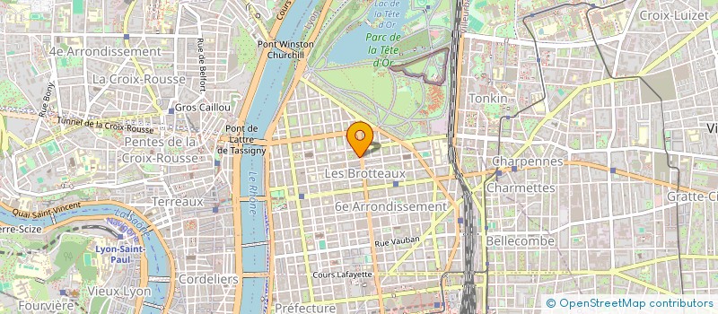 localisation de l'entreprise M.A.P.  LYON