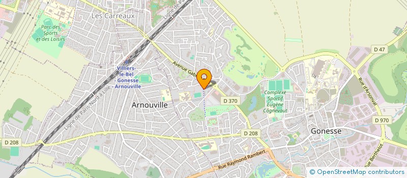 localisation de l'entreprise M.A.P  GONESSE