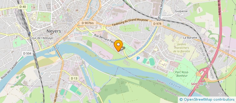 localisation de l'entreprise M.A.P. à NEVERS
