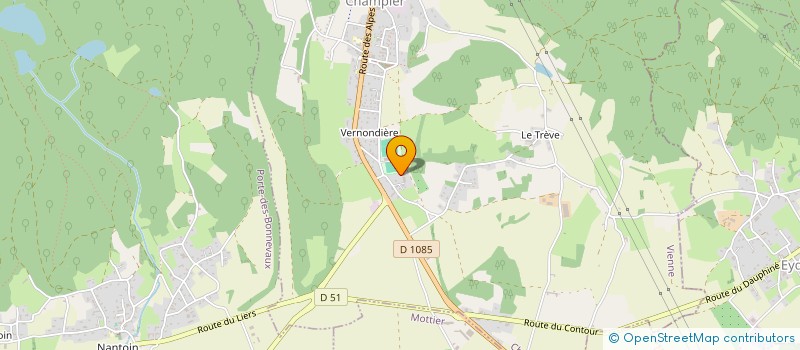 localisation de l'entreprise M.A.P.  CHAMPIER