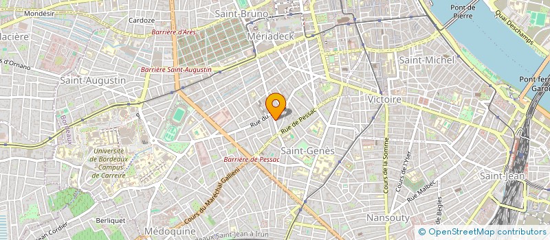 localisation de l'entreprise M.A.P.P.  BORDEAUX