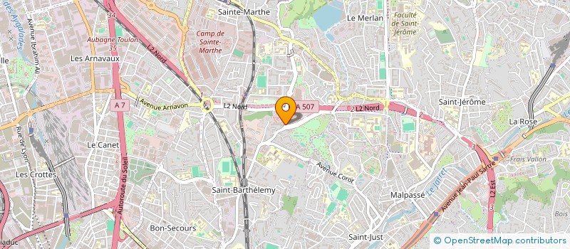 localisation de l'entreprise M&A PRESTIGE TRAITEUR  MARSEILLE