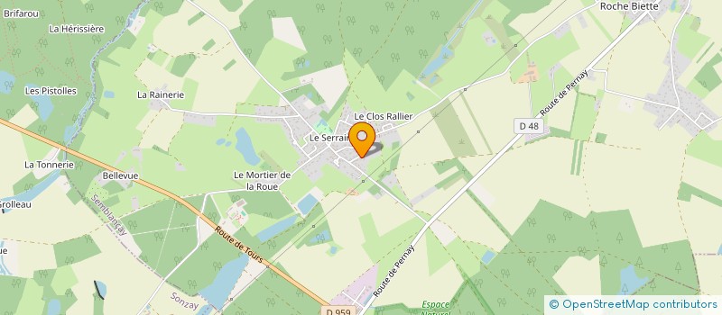 localisation de l'entreprise M.A. PROTECT  NEUILLE-PONT-PIERRE