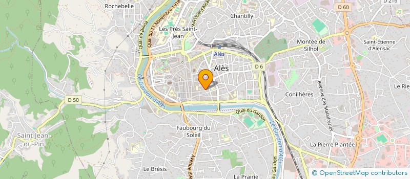 localisation de l'entreprise M.A.R.C. à ALES