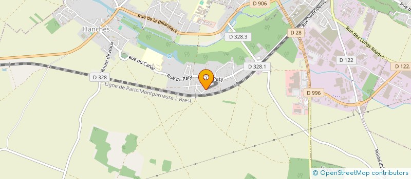 localisation de l'entreprise M A R C à HANCHES