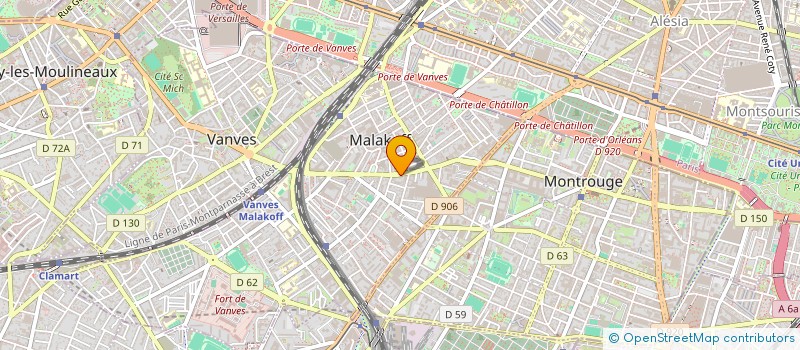 localisation de l'entreprise M.A.R  IMMO  MALAKOFF