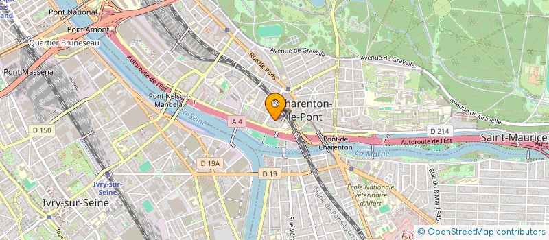 localisation de l'entreprise M A R S à CHARENTON-LE-PONT