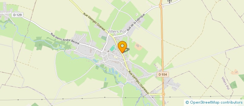 localisation de l'entreprise M.A.R.S. à VILLERS-POL
