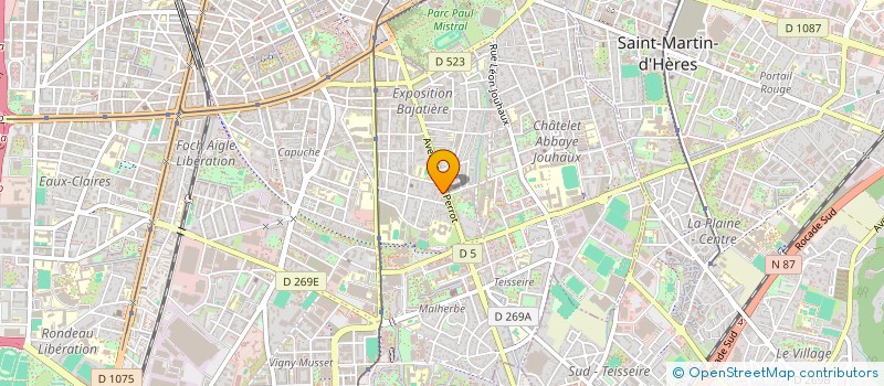 localisation de l'entreprise M.A.R.S.S à GRENOBLE