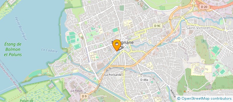 localisation de l'entreprise M.A. RENAISSANCE  MARIGNANE