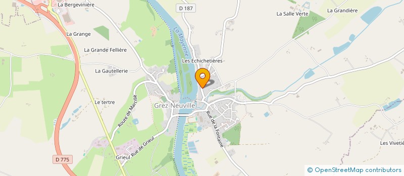 localisation de l'entreprise M.A RENO  GREZ-NEUVILLE