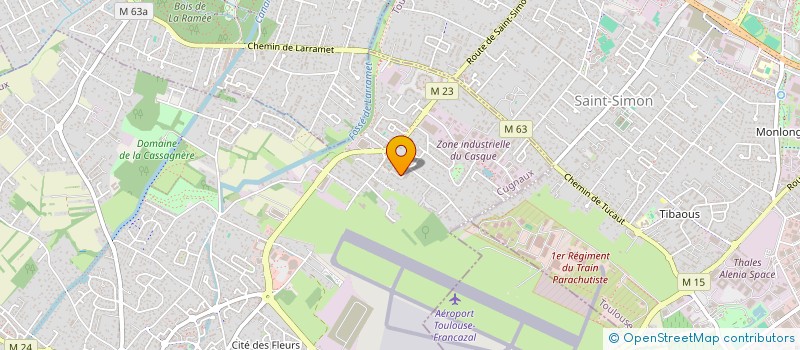 localisation de l'entreprise M.A RENOV  CUGNAUX