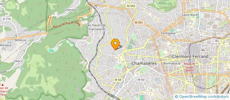 localisation de l'entreprise M-A RENOVE  CHAMALIERES