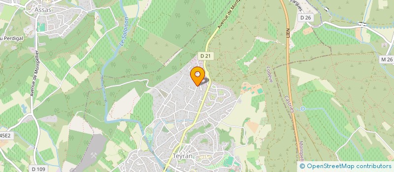 localisation de l'entreprise M.A.RH  TEYRAN