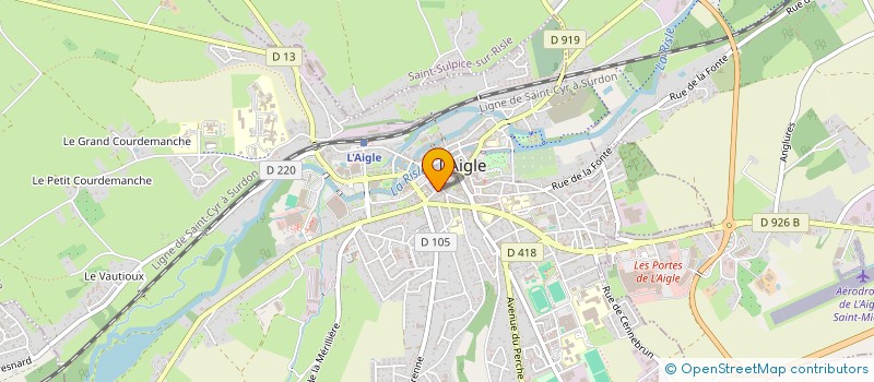localisation de l'entreprise M.A.S. à L'AIGLE