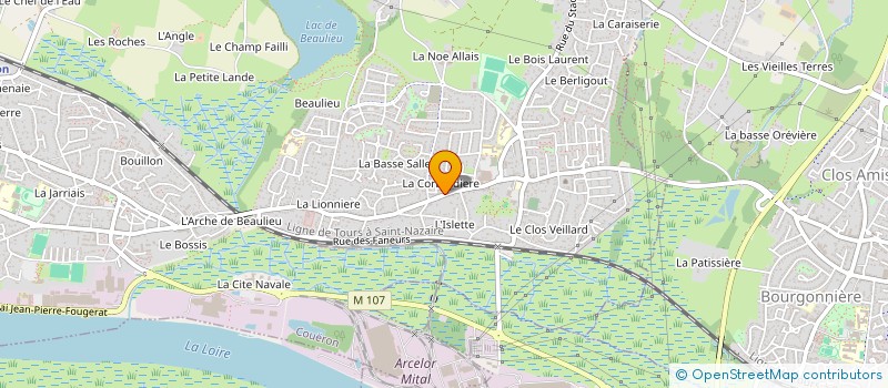 localisation de l'entreprise M.A.S. à COUERON