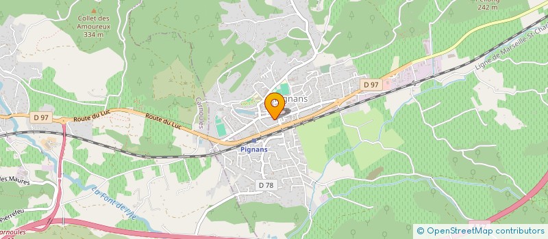 localisation de l'entreprise M A S  PIGNANS