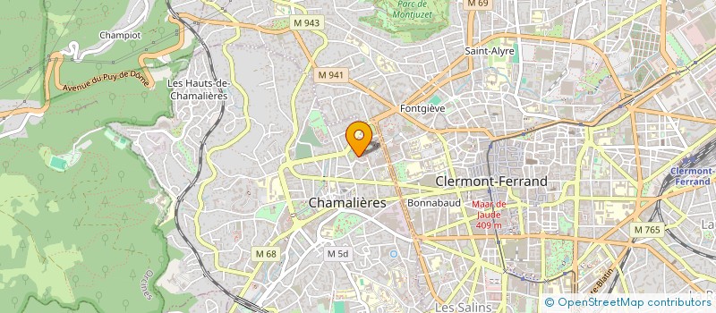 localisation de l'entreprise M.A.S 63  CHAMALIERES