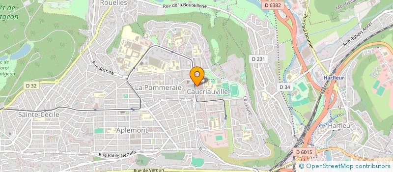 localisation de l'entreprise M.A.S  LE HAVRE