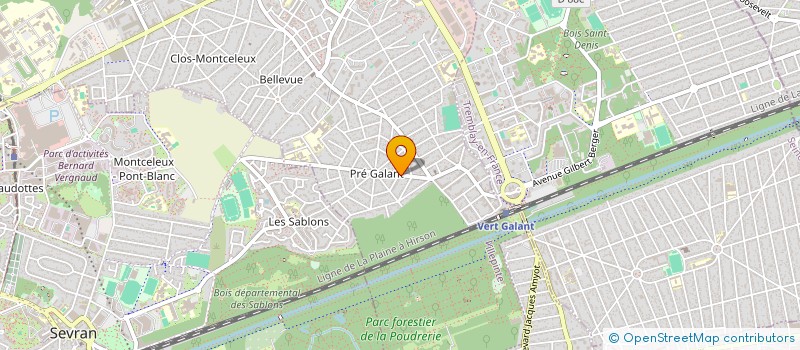 localisation de l'entreprise M.A.S. à VILLEPINTE