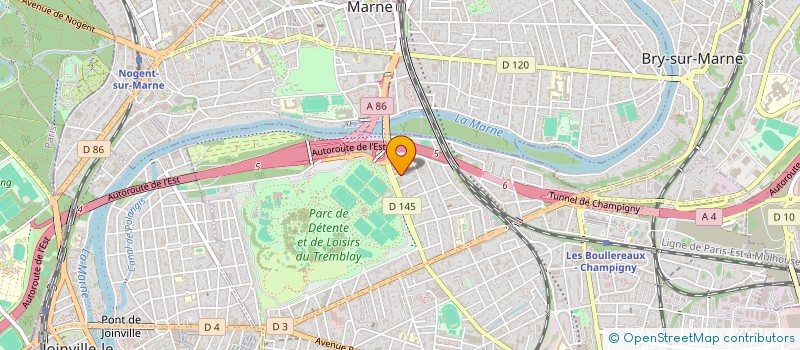localisation de l'entreprise M.A.S. à CHAMPIGNY-SUR-MARNE