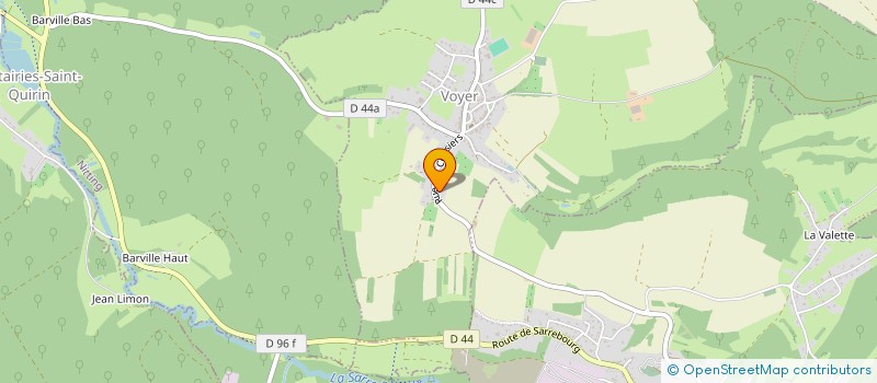 localisation de l'entreprise M.A.S.  VOYER