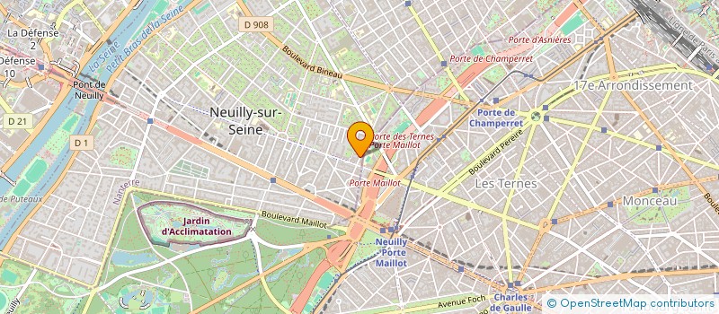 localisation de l'entreprise M.A.S.C. STUDIO à NEUILLY-SUR-SEINE