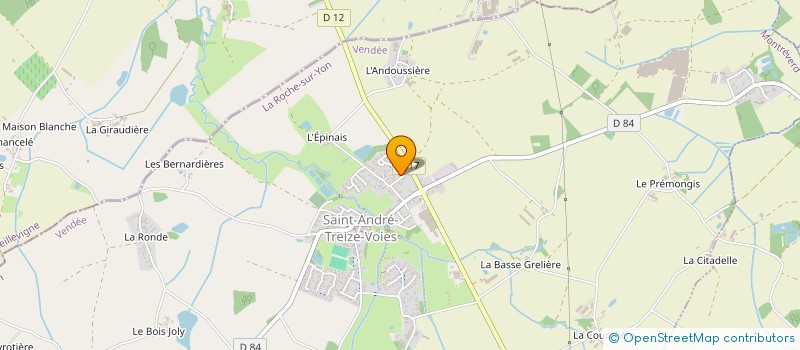 localisation de l'entreprise M.A.S.M.  MONTREVERD