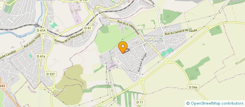 localisation de l'entreprise M.A.S MOTORS  MONTOIS-LA-MONTAGNE