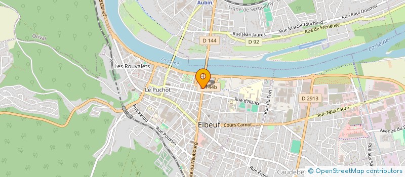 localisation de l'entreprise M.A.S. PEINTURE  ELBEUF