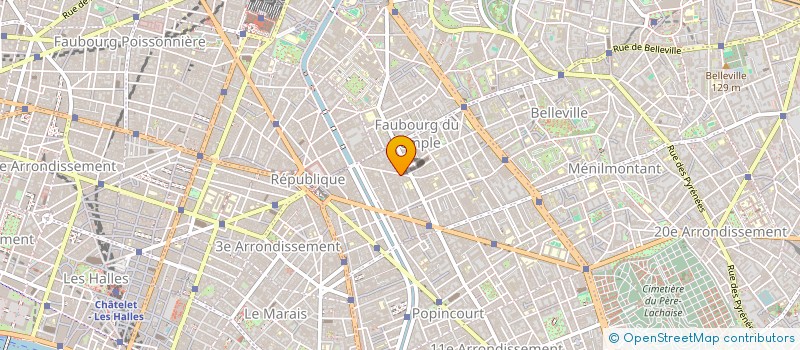 localisation de l'entreprise M.A.S PRODUCTIONS  PARIS