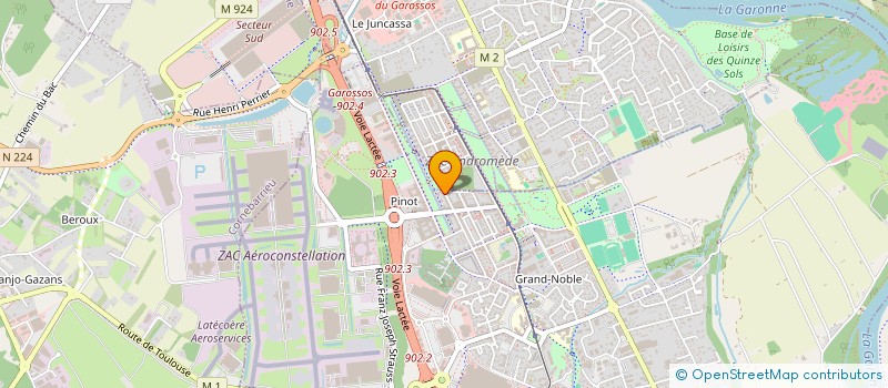 localisation de l'entreprise M A S RENOV  BLAGNAC