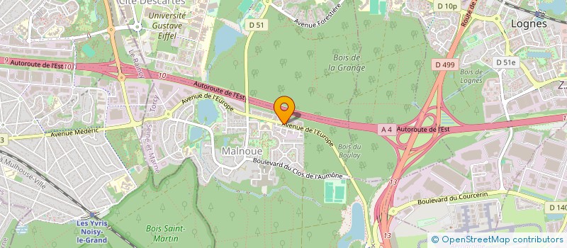 localisation de l'entreprise M A S SERVICE à EMERAINVILLE