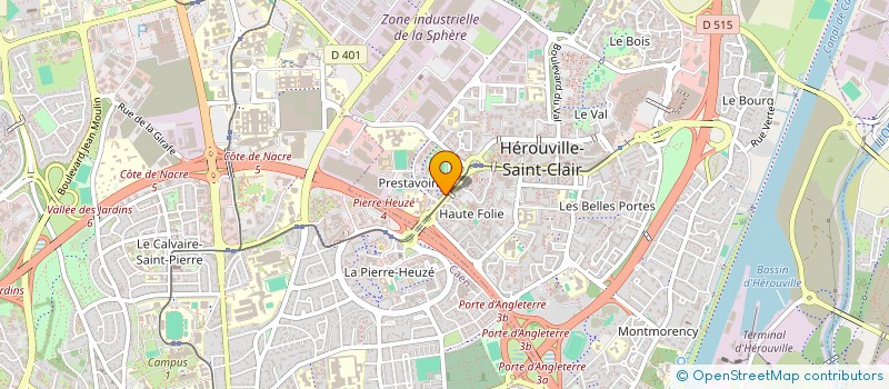 localisation de l'entreprise M.A.S. SUSHI à HEROUVILLE-SAINT-CLAIR