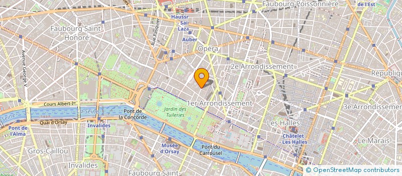 localisation de l'entreprise M.A. SARL à PARIS