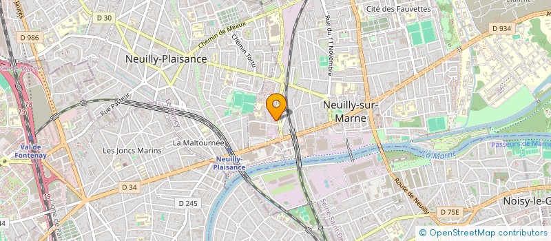 localisation de l'entreprise M & A SCI à NEUILLY-SUR-MARNE