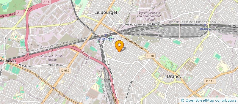 localisation de l'entreprise M.A. SECRET'R à DRANCY