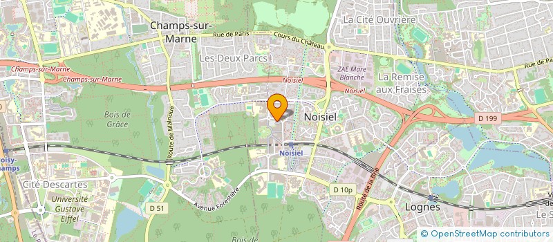 localisation de l'entreprise M.A SECURITE PRIVEE à NOISIEL