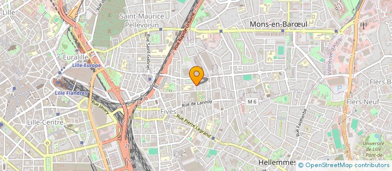 localisation de l'entreprise M.A SERVICES à LILLE