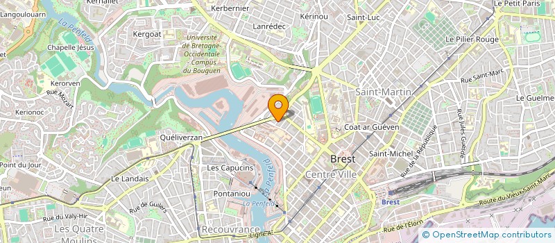 localisation de l'entreprise M. A. SOLUTION à BREST