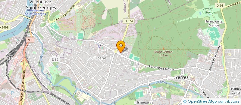 localisation de l'entreprise M.A SQUARE  CROSNE