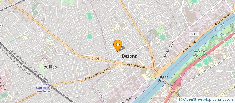 localisation de l'entreprise M A T à BEZONS