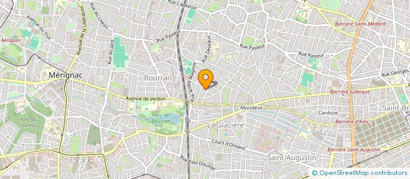 localisation de l'entreprise M.A.T. à BORDEAUX