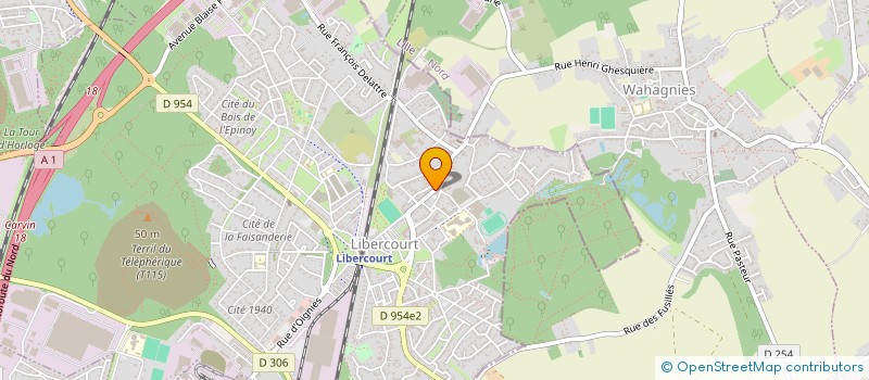 localisation de l'entreprise M.A.T.A  LIBERCOURT