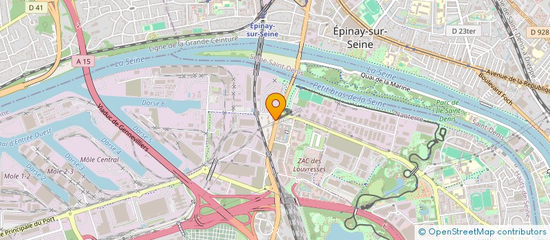 localisation de l'entreprise M.A.T.I.C. à GENNEVILLIERS
