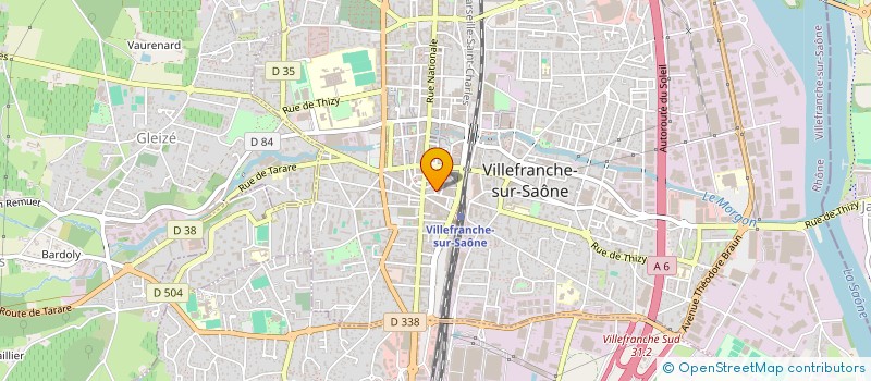 localisation de l'entreprise M.A.T.O à VILLEFRANCHE-SUR-SAONE