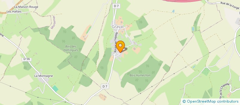 localisation de l'entreprise M.A.T.P.  GRAVAL