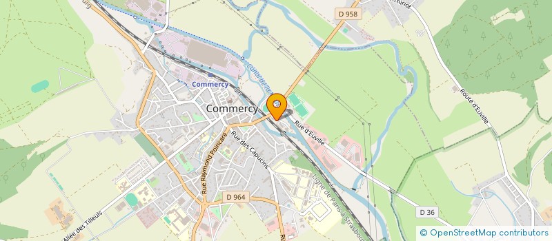 localisation de l'entreprise M A T P à COMMERCY