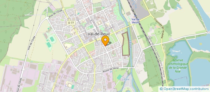 localisation de l'entreprise M.A.T.P  VAL-DE-REUIL