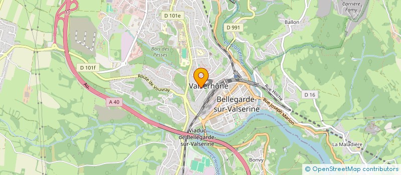 localisation de l'entreprise M.A.T - PERMIS ACADEMY à VALSERHONE